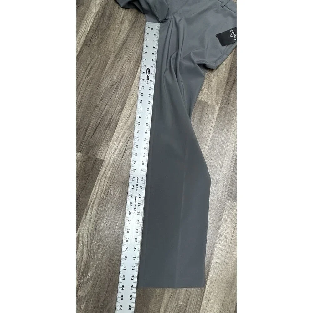CALLAWAY GOLF PERFORMANCE PANTS Size 32x34 (actual 34x34) Grey STRETCH OPTI DRI
